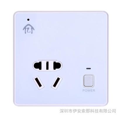 供應(yīng)億萬(wàn)家億萬(wàn)家 智能電控器 86新國(guó)標(biāo)電控器10A(二代)YWJ-DKQ10-B 深圳億萬(wàn)家無(wú)線智能家居廠家圖片_高清圖_細(xì)節(jié)圖-深圳市伊安索那科技 -